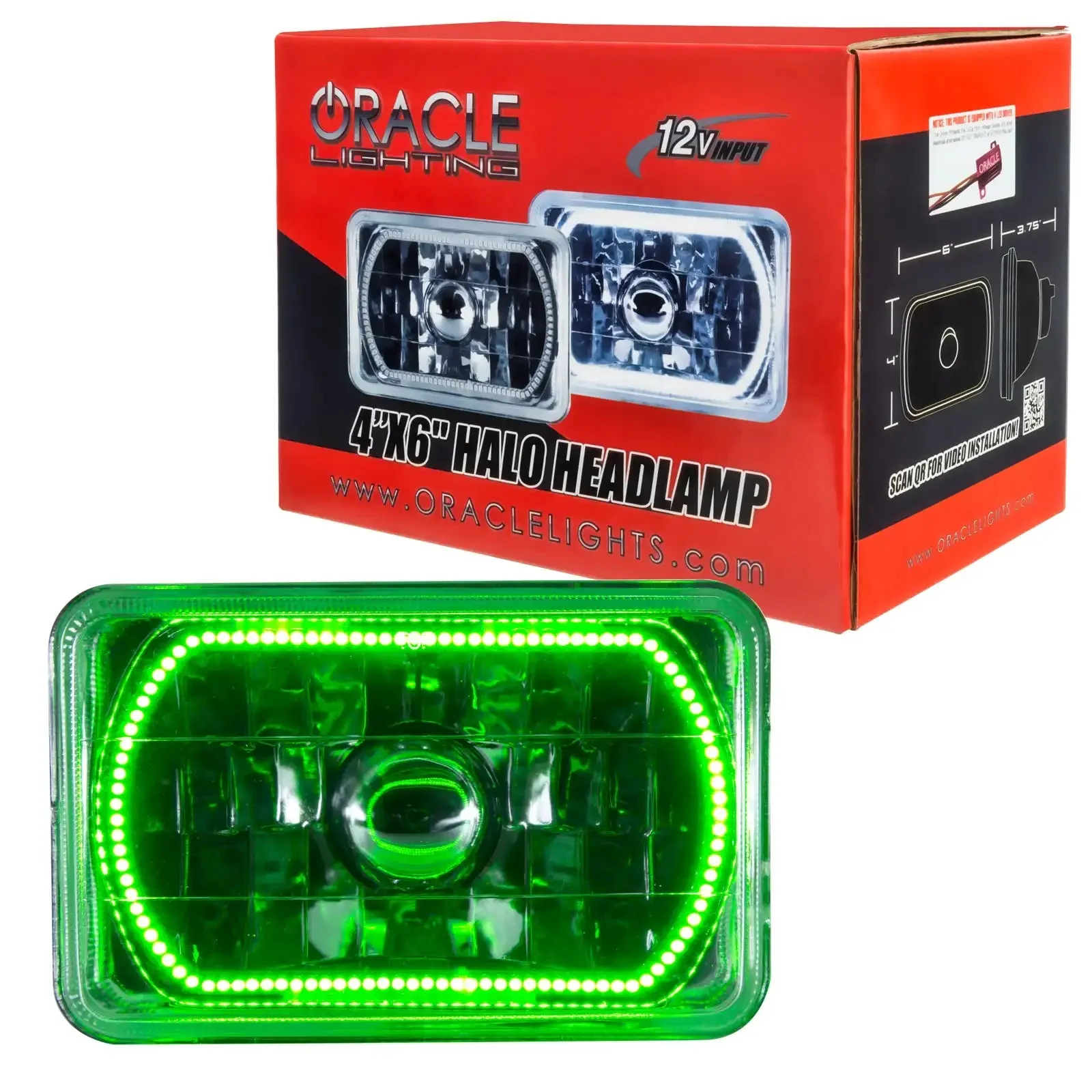 ORACLE Pre-Installed 4x6" H4651/H4656 Sealed Beam Halo (Single) - Image 8