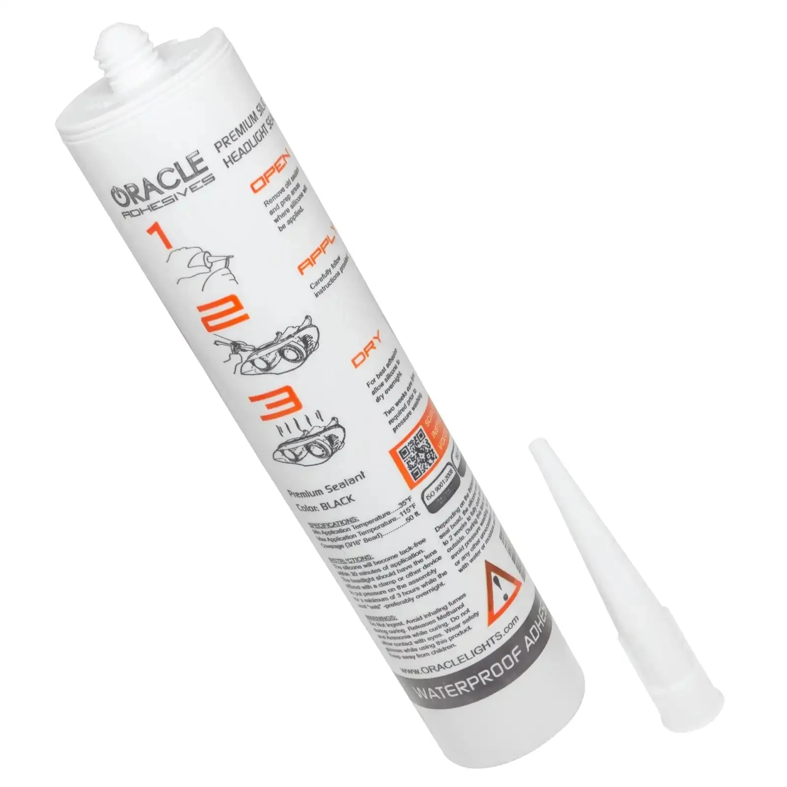 ORACLE Premium Headlight Sealant Adhesive Silicone (10oz. Tube) - Image 4