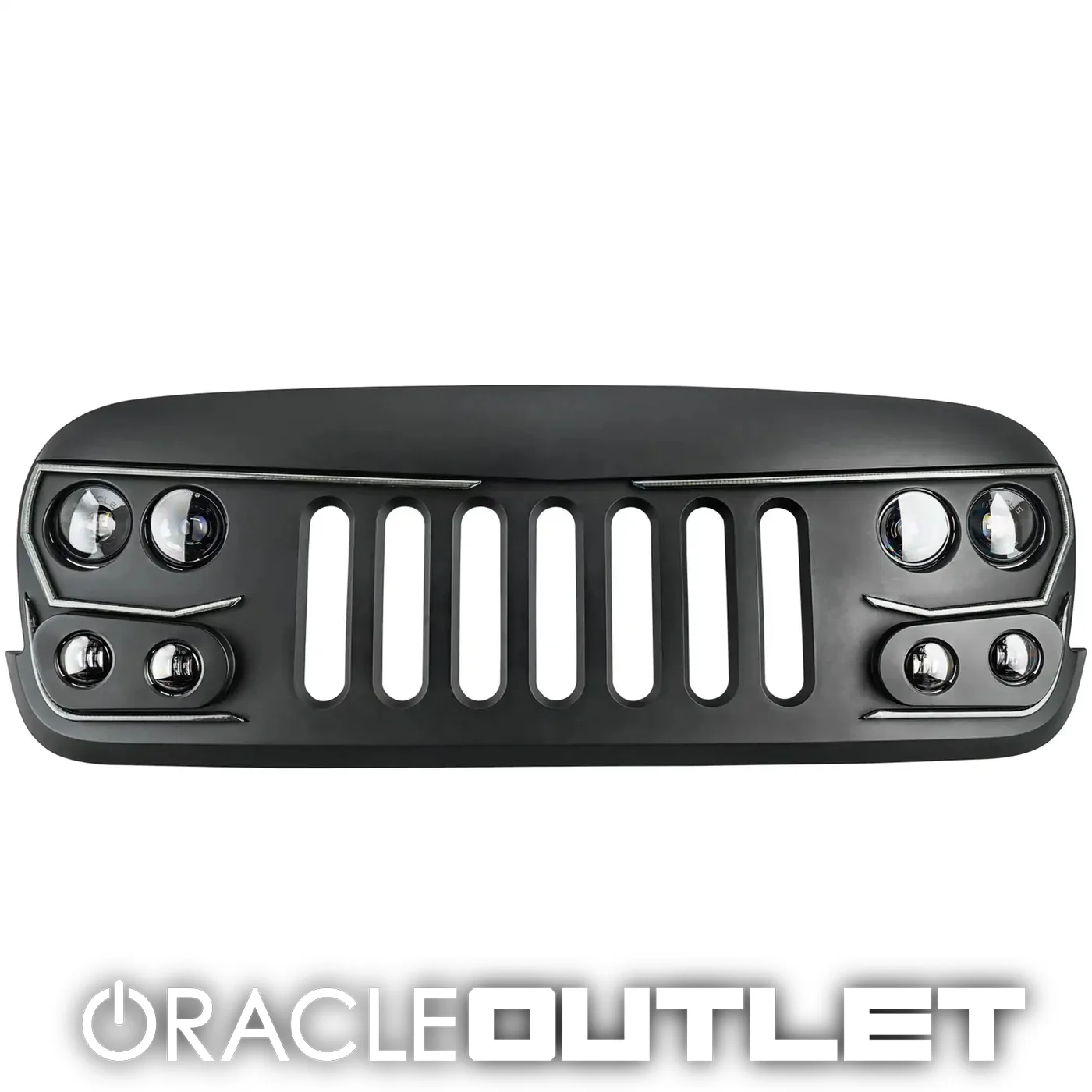 ORACLE Vector Series LED Grill Jeep Wrangler JK 3.0 | ORACLE Outlet | GRADE C