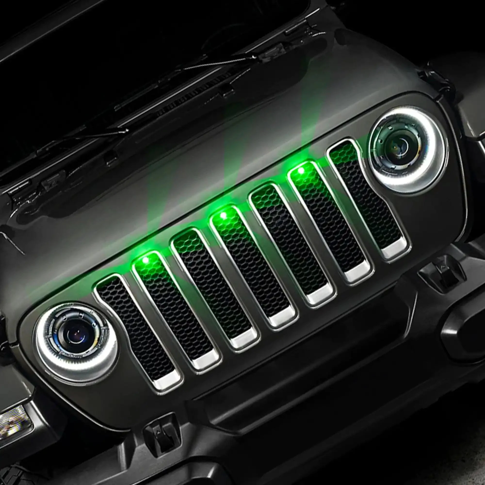 ORACLE Pre-Runner LED Grill Light Kit for Jeep Wrangler JL (2018-2023) - Image 21