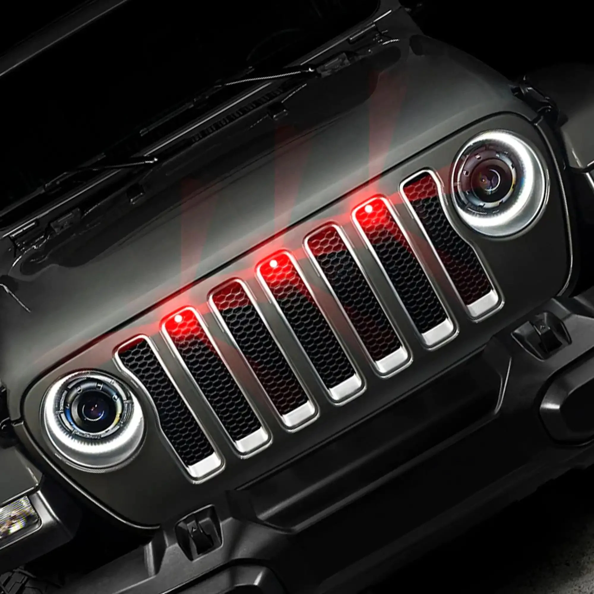ORACLE Pre-Runner LED Grill Light Kit for Jeep Wrangler JL (2018-2023) - Image 31