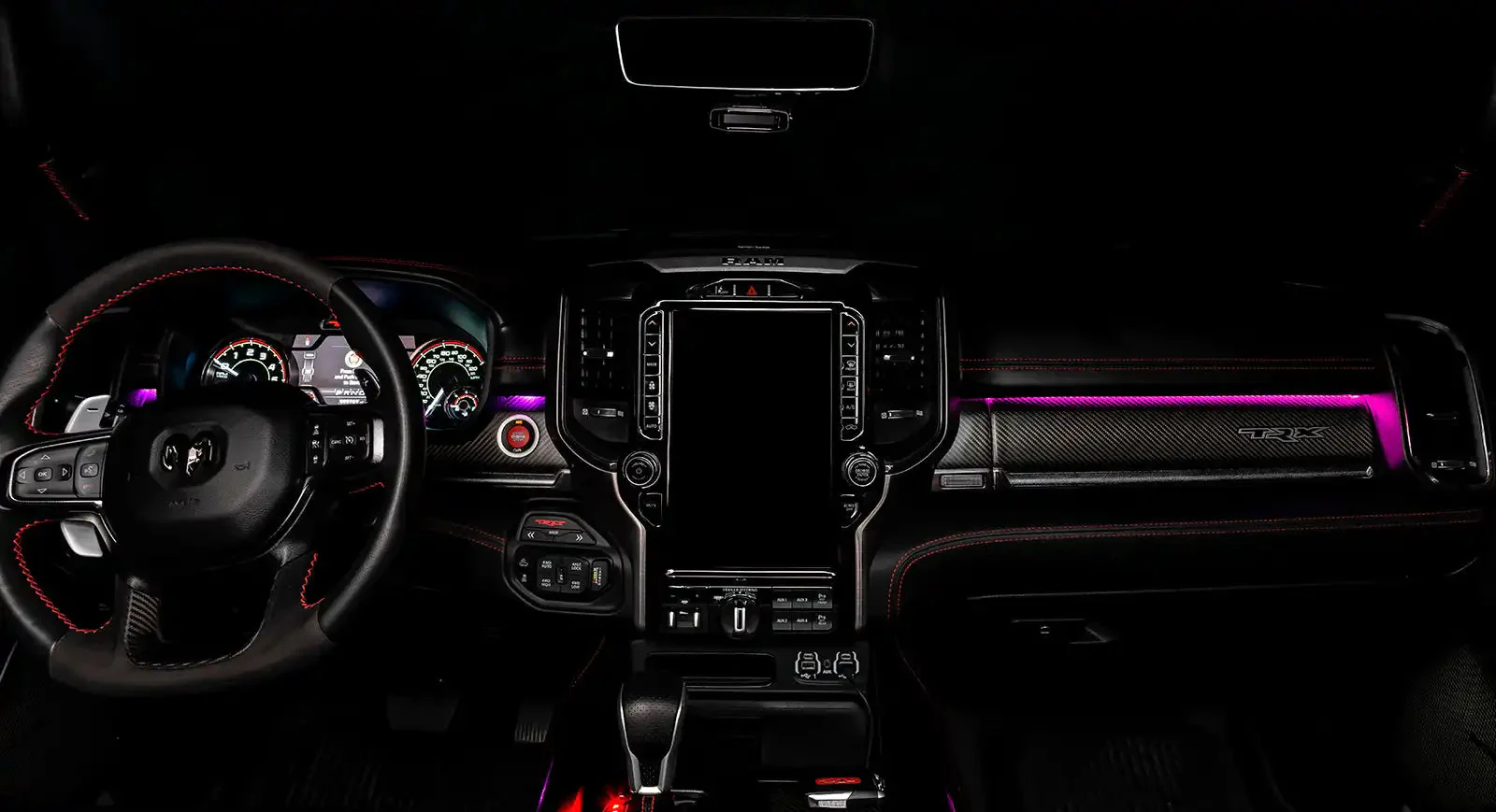 ORACLE Lighting 2019-2024 RAM Dash Interior Ambient Lighting ColorSHIFT RGB Conversion Kit - Image 38