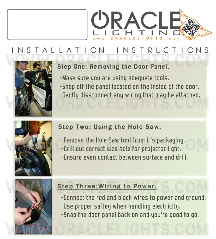 Texas Logo ORACLE GOBO LED Door Light Projector - Image 10