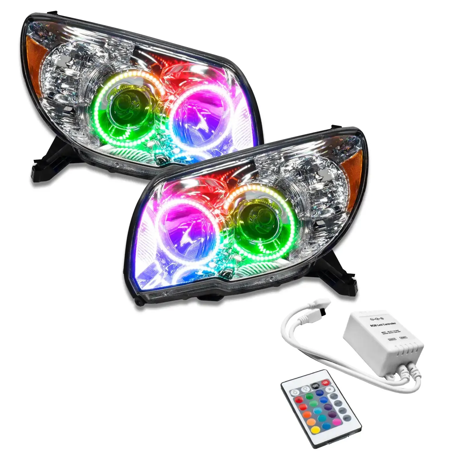 ORACLE Lighting 2006-2009 Toyota 4-Runner Pre-Assembled Halo Headlights-Non HID - Image 9