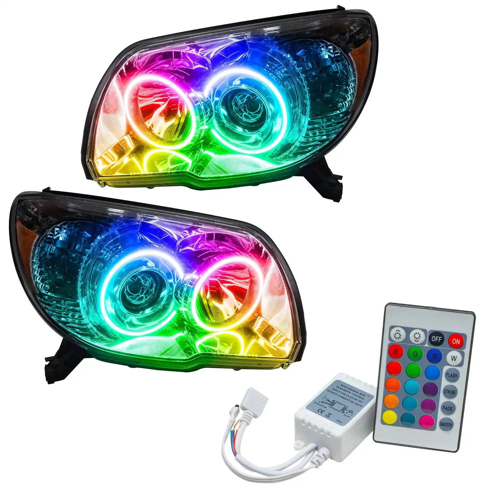 ORACLE Lighting 2006-2009 Toyota 4-Runner Sport Pre-Assembled Halo Headlights - Image 5