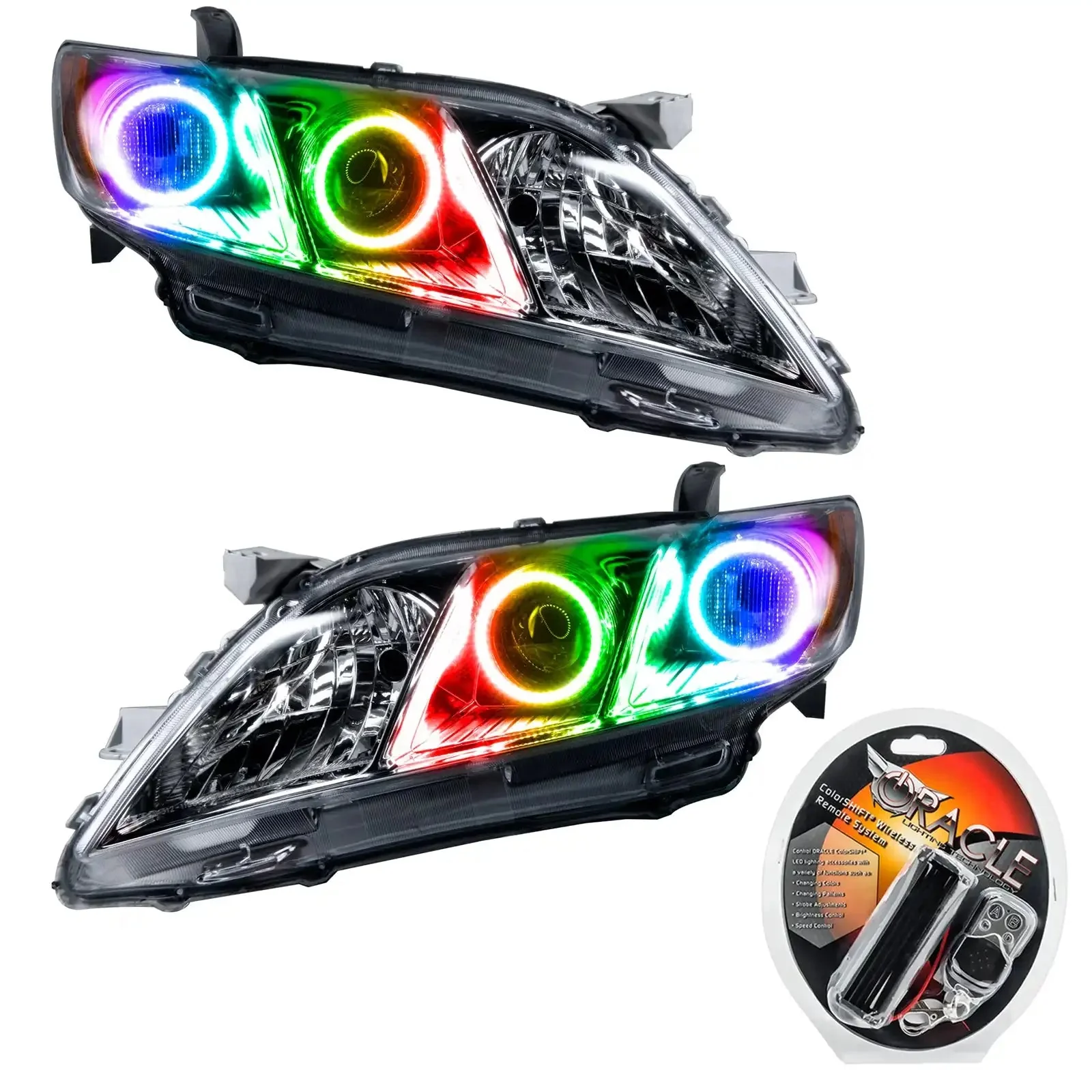 ORACLE Lighting 2007-2009 Toyota Camry Pre-Assembled Halo Headlights - Image 6