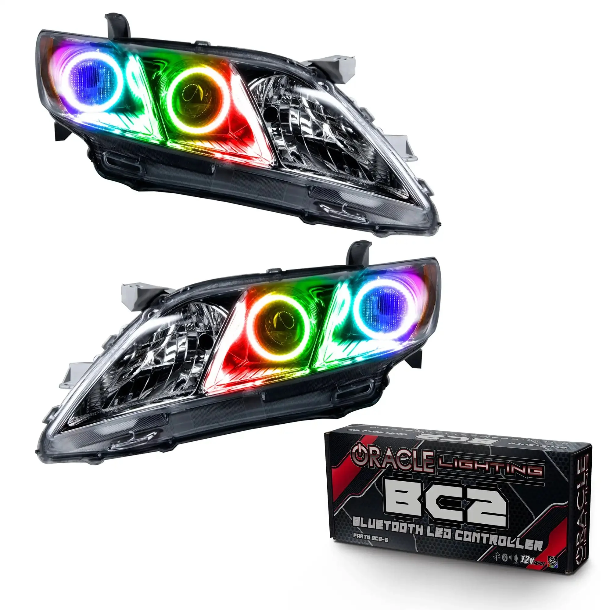 ORACLE Lighting 2007-2009 Toyota Camry Pre-Assembled Halo Headlights - Image 8