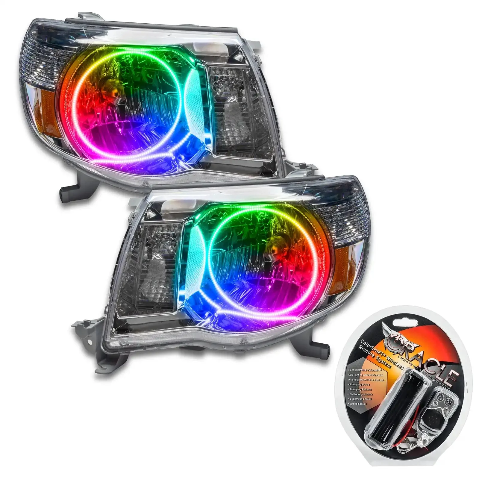 ORACLE Lighting 2005-2011 Toyota Tacoma Pre-Assembled Halo Headlights - Image 17