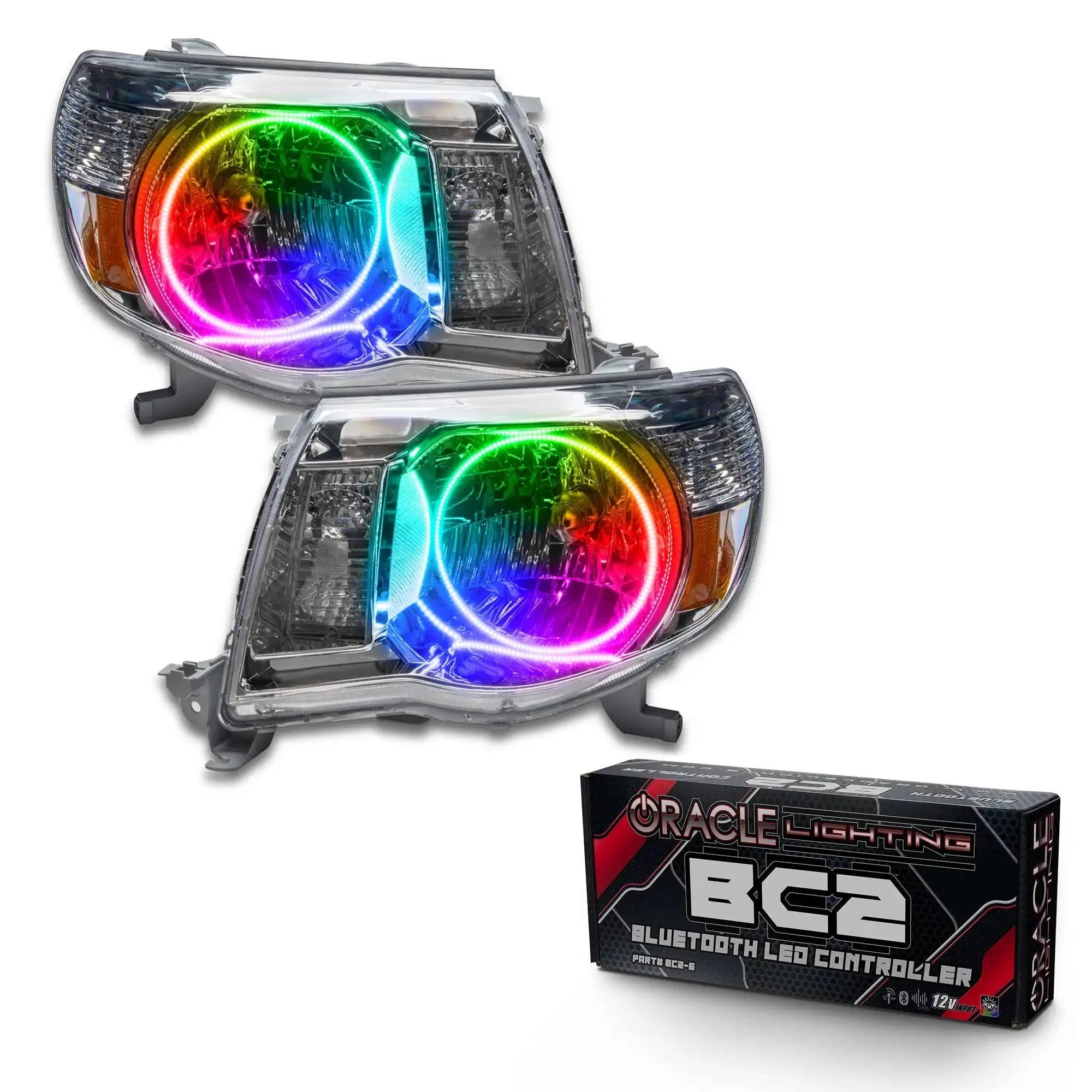 ORACLE Lighting 2005-2011 Toyota Tacoma Pre-Assembled Halo Headlights - Image 19
