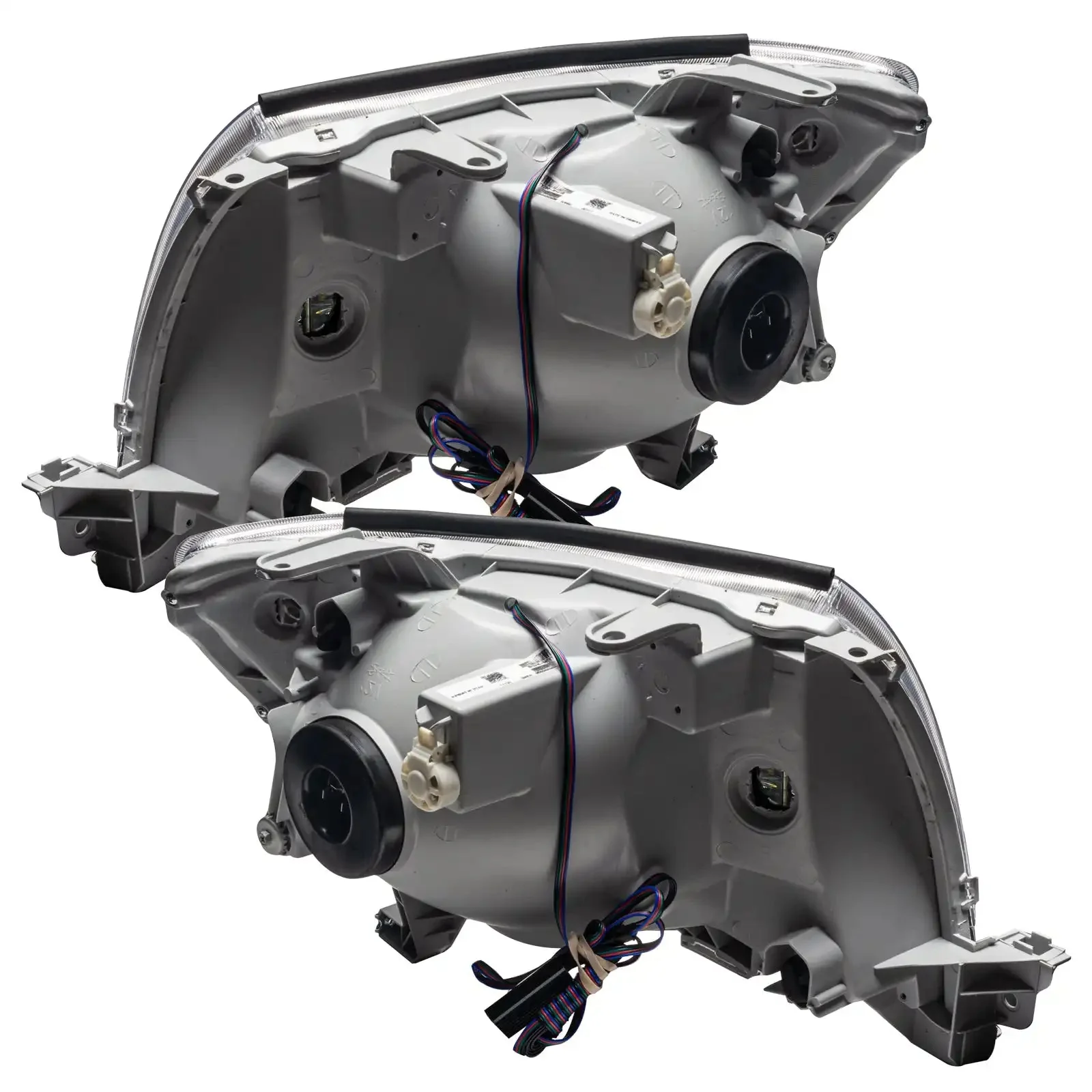 ORACLE Lighting 2005-2011 Toyota Tacoma Pre-Assembled Halo Headlights-Black - Image 4