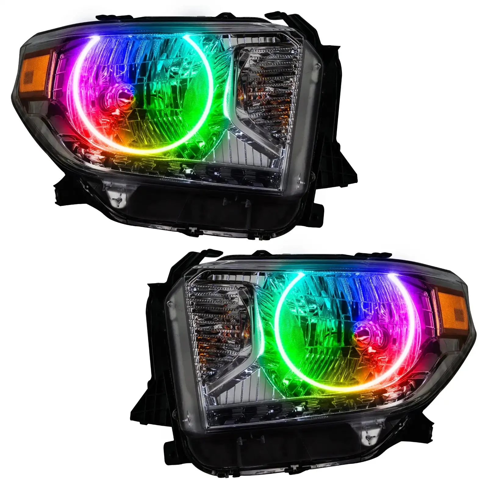 ORACLE Lighting 2014-2017 Toyota Tundra Pre-Assembled Halo Headlights - Image 3