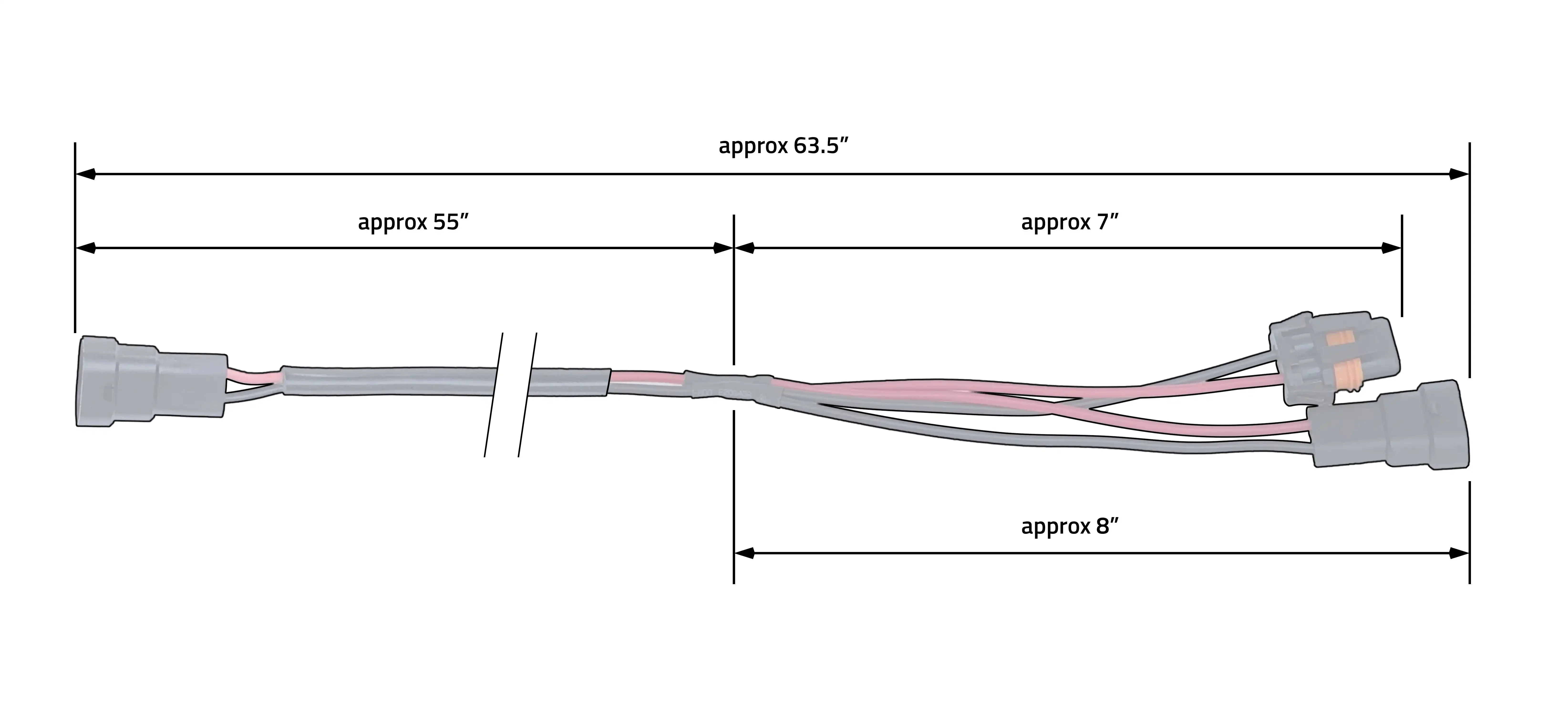TRIGGER 14 Gauge Long Y Harness - Image 4