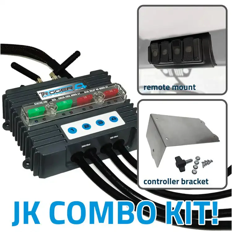 TRIGGER 4 PLUS Wireless Accessory Control System COMBO KIT - Jeep JK - Image 3