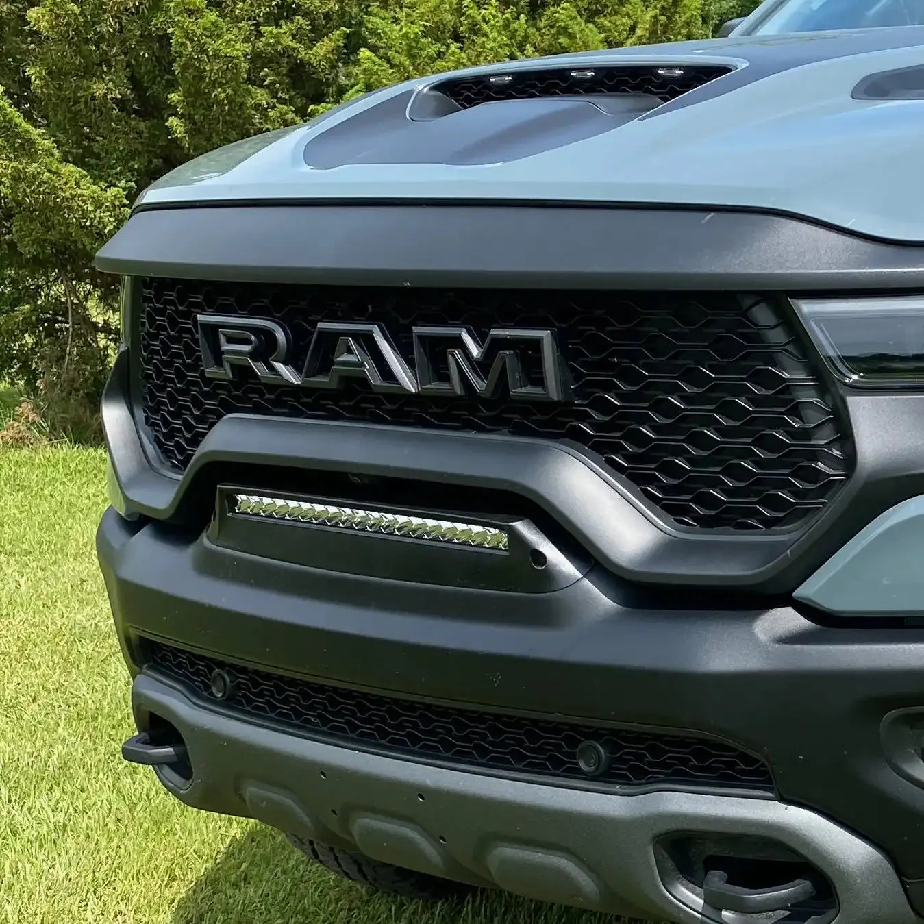 2019-2026 RAM Rebel/TRX/RHO Front Bumper Flush LED Light Bar | 100W 12,000 Lumens - Image 12