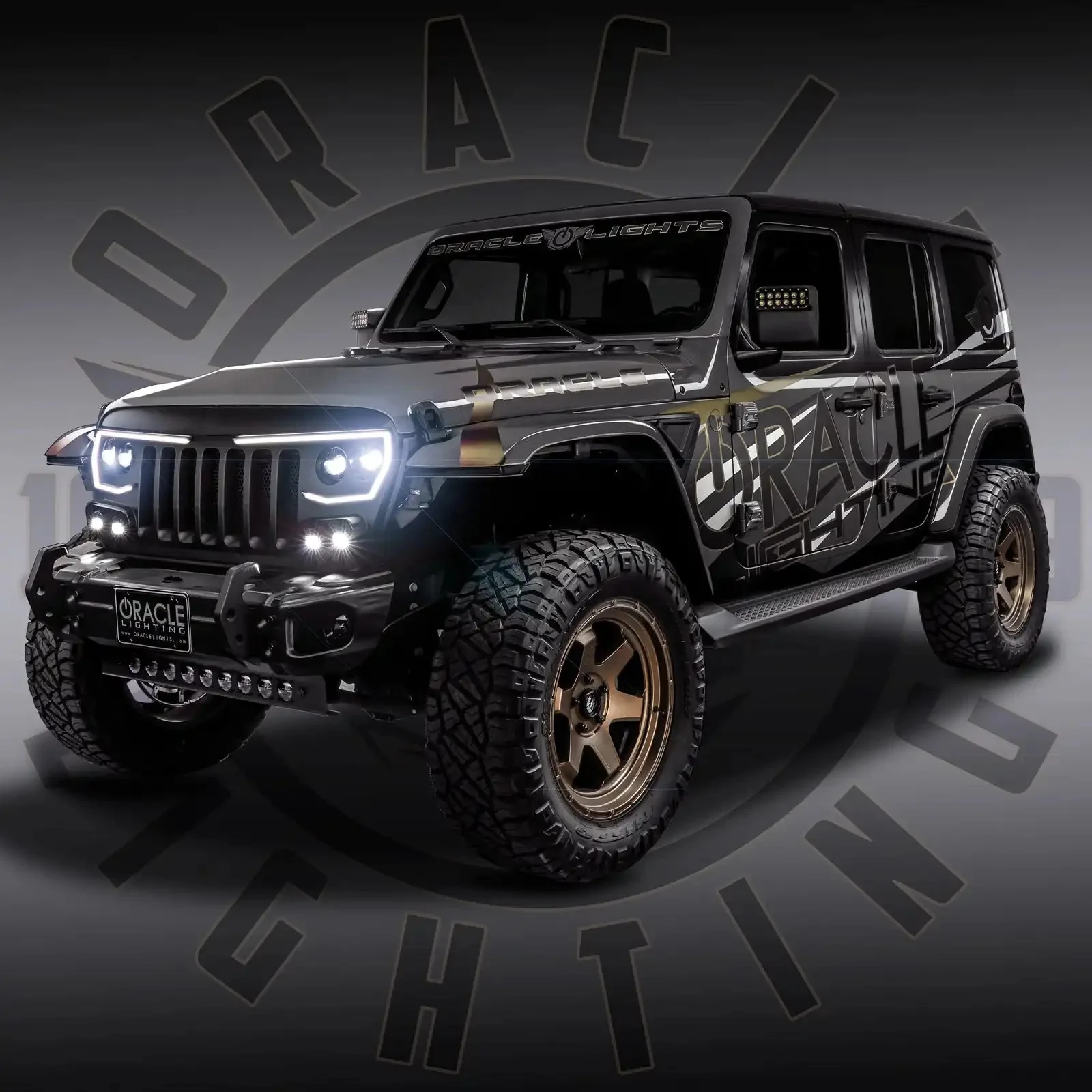 ORACLE Lighting VECTOR™ Pro Series II Full LED Grill for the Jeep Wrangler JL / Gladiator JT - Image 3