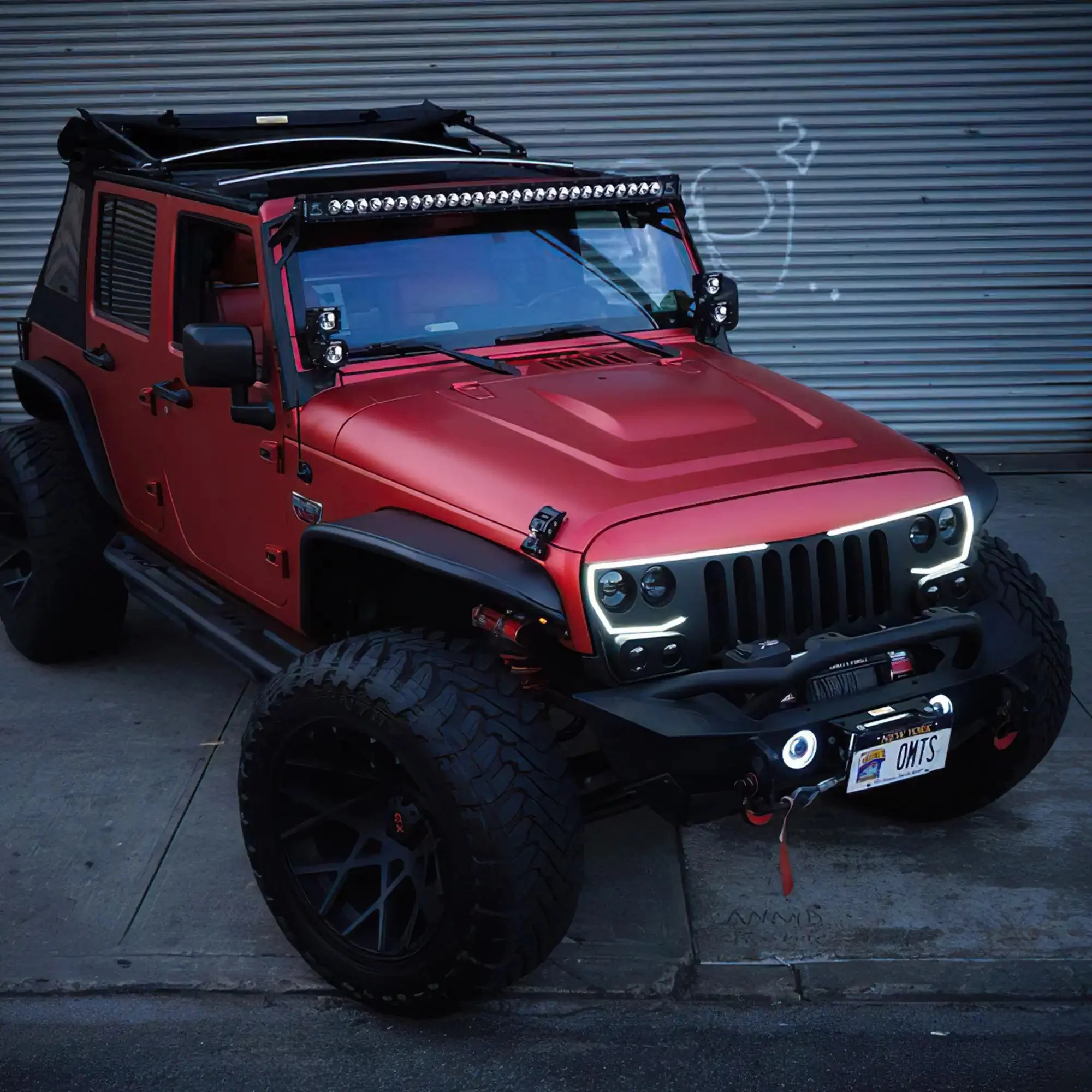 2007-2017 Jeep Wrangler JK VECTOR Pro Series II Full LED Grill - Integrated Headlights & DRL - Image 19