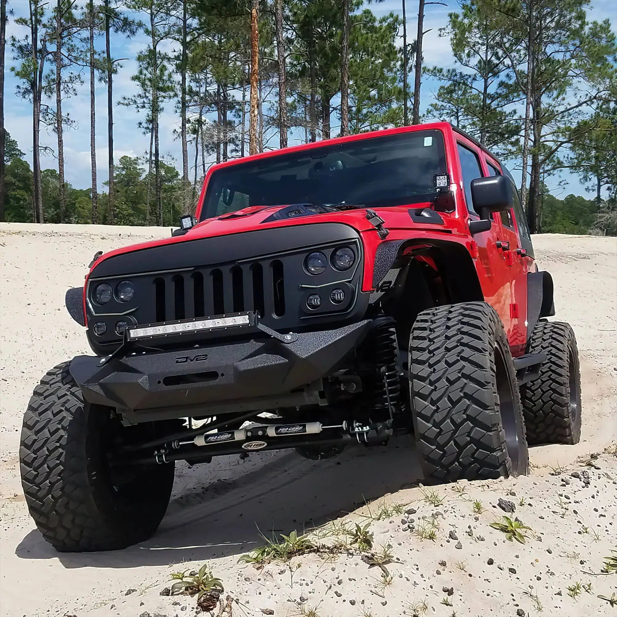 2007-2017 Jeep Wrangler JK VECTOR Pro Series II Full LED Grill - Integrated Headlights & DRL - Image 21